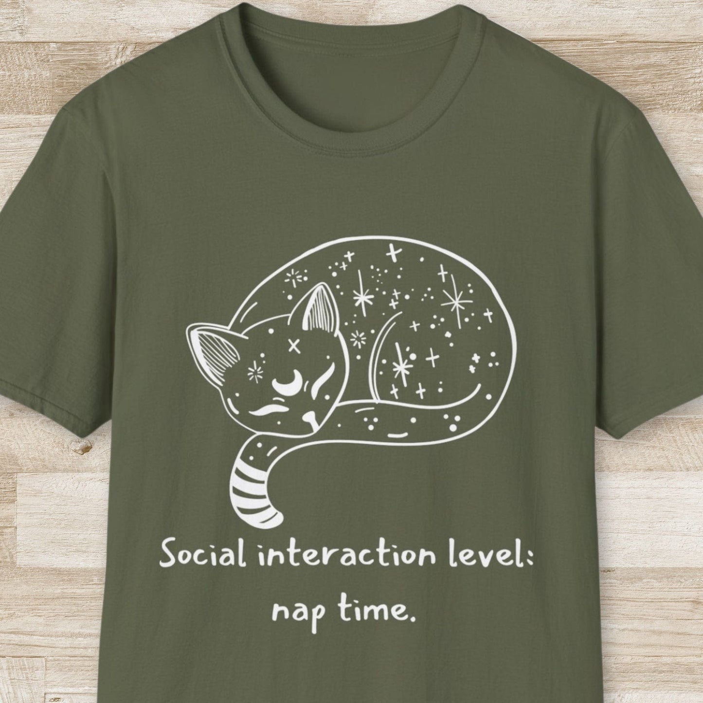 Social Interaction Level: Nap Time T-Shirt