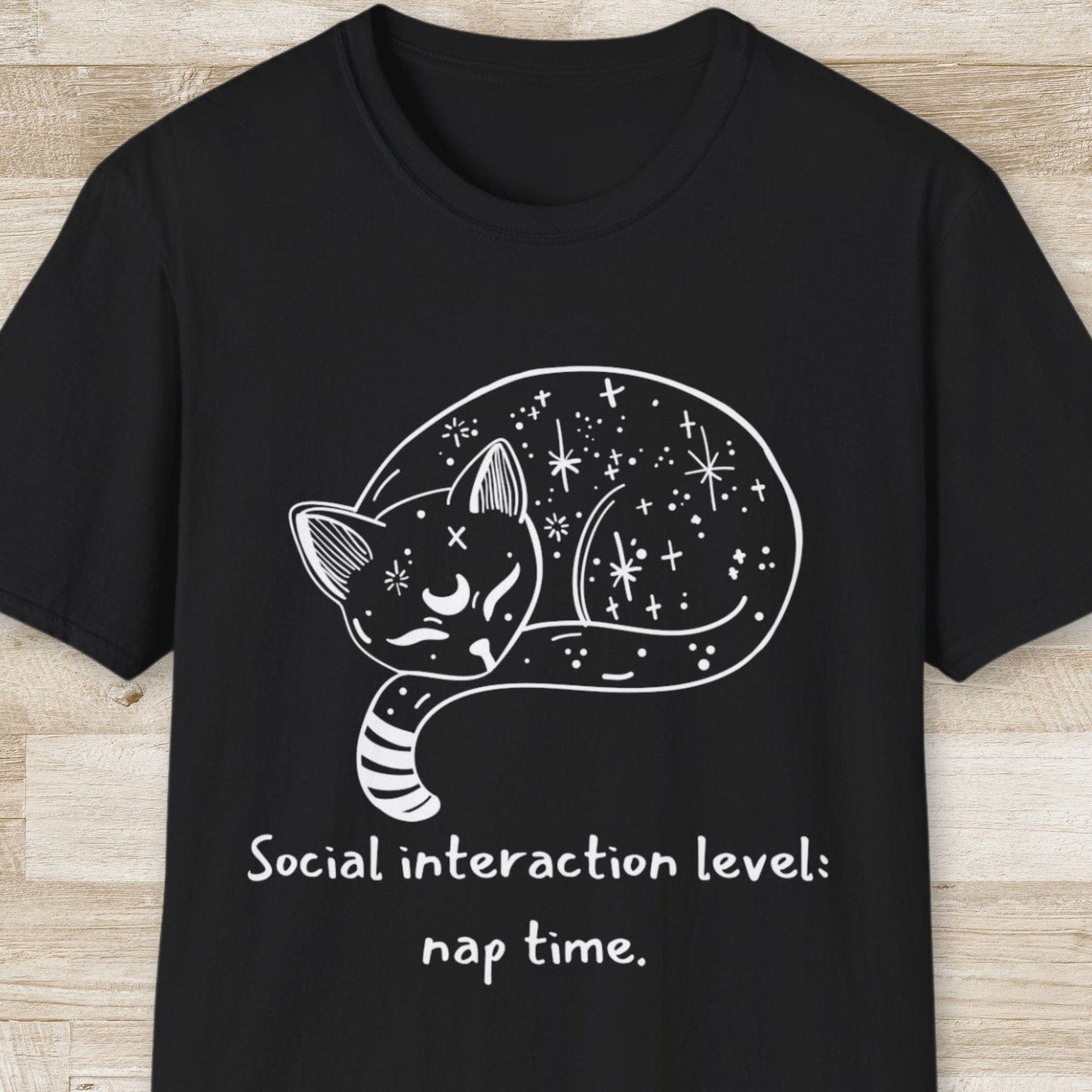 Social Interaction Level: Nap Time T-Shirt
