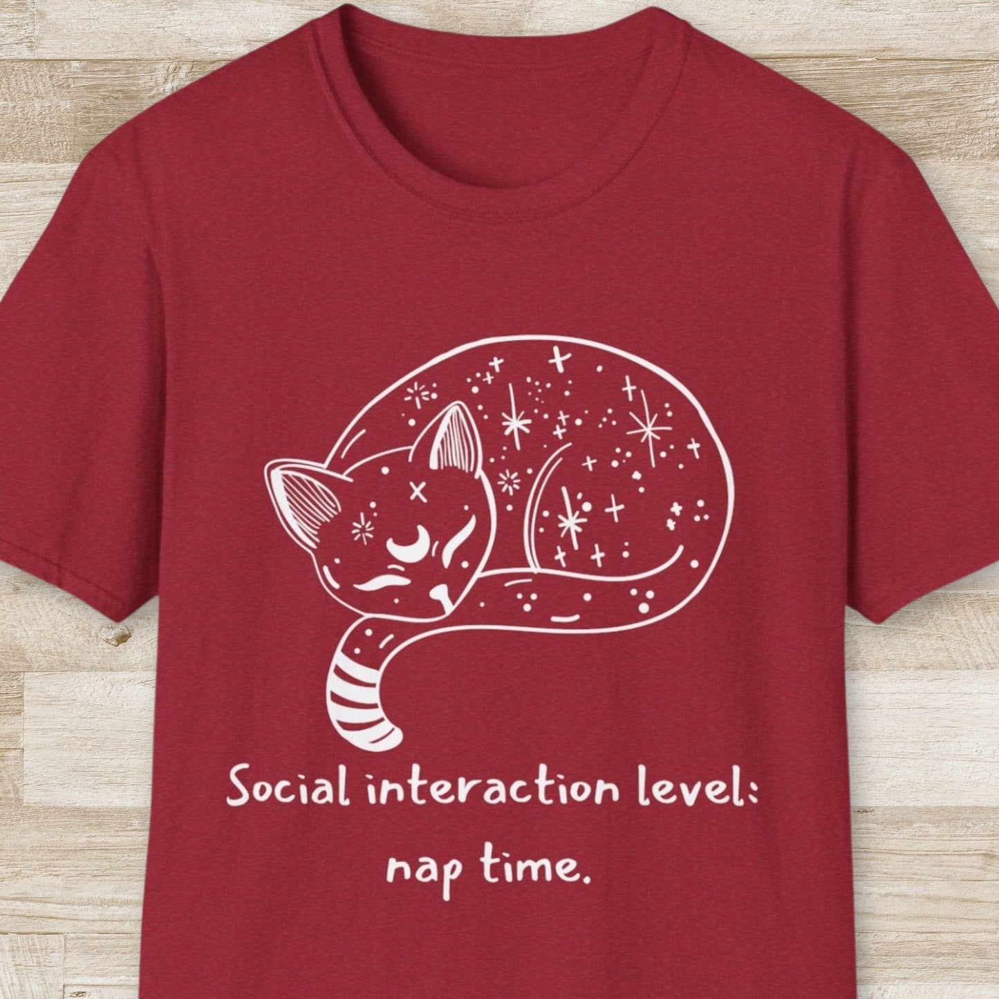 Social Interaction Level: Nap Time T-Shirt