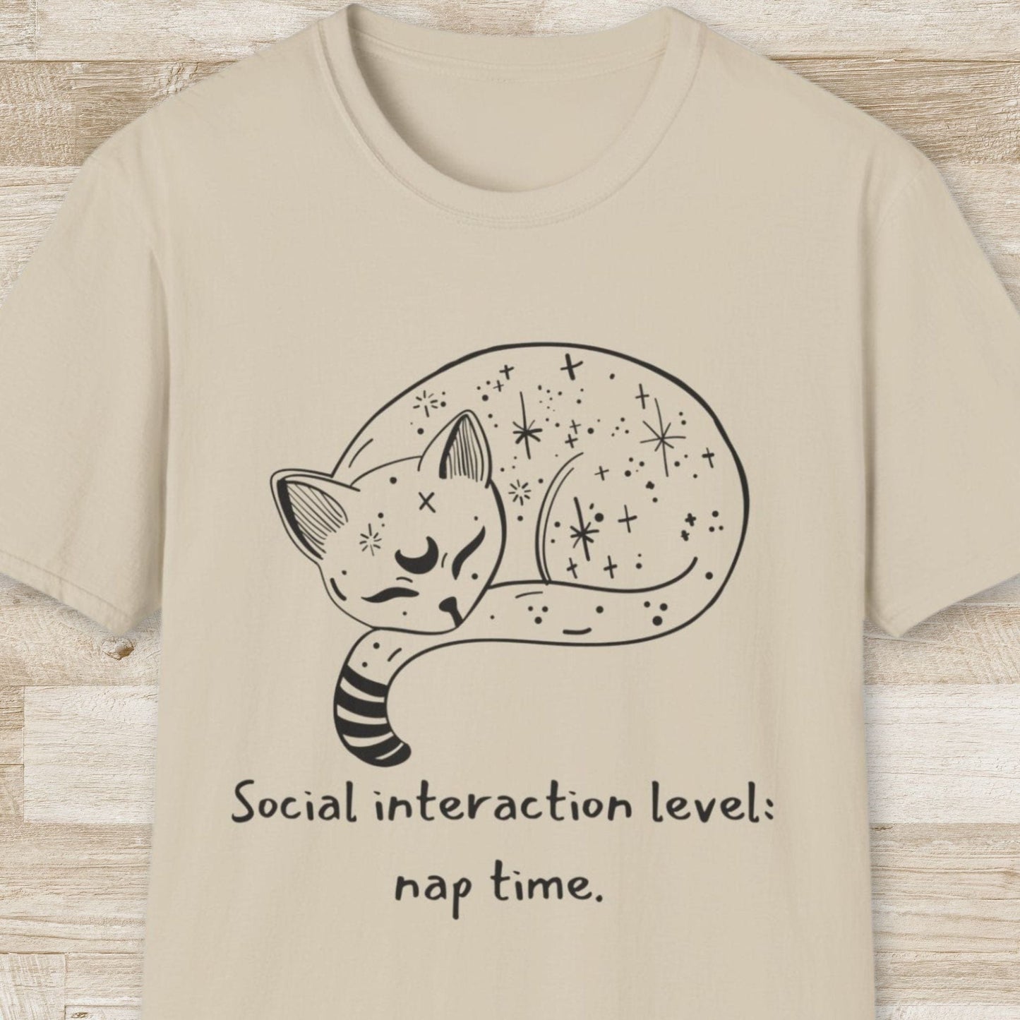 Social Interaction Level: Nap Time T-Shirt