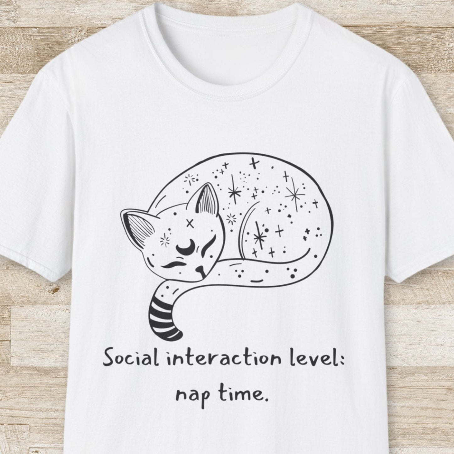 Social Interaction Level: Nap Time T-Shirt