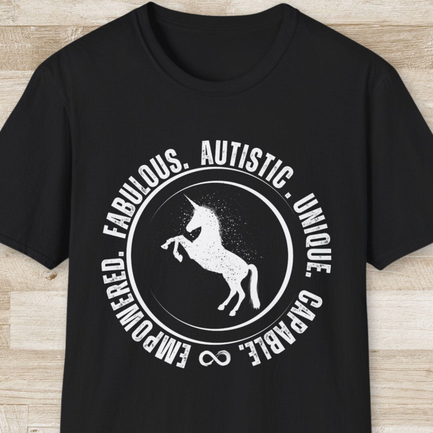 Autistic, Empowered, Unicorn T-Shirt