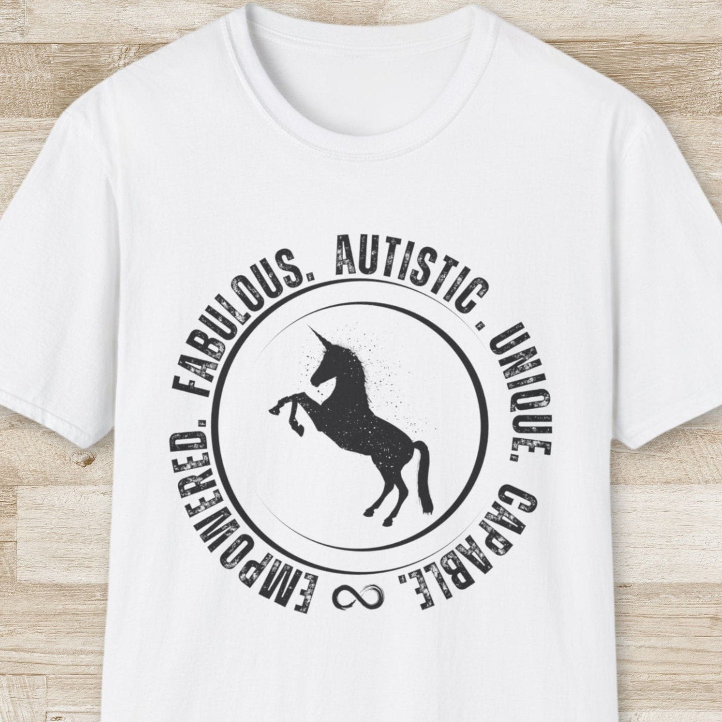 Autistic, Empowered, Unicorn T-Shirt