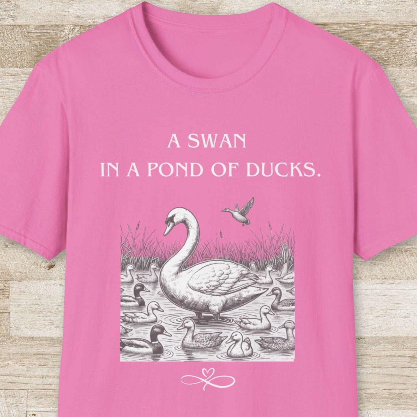 A Swan in a Pond of Ducks T-Shirt