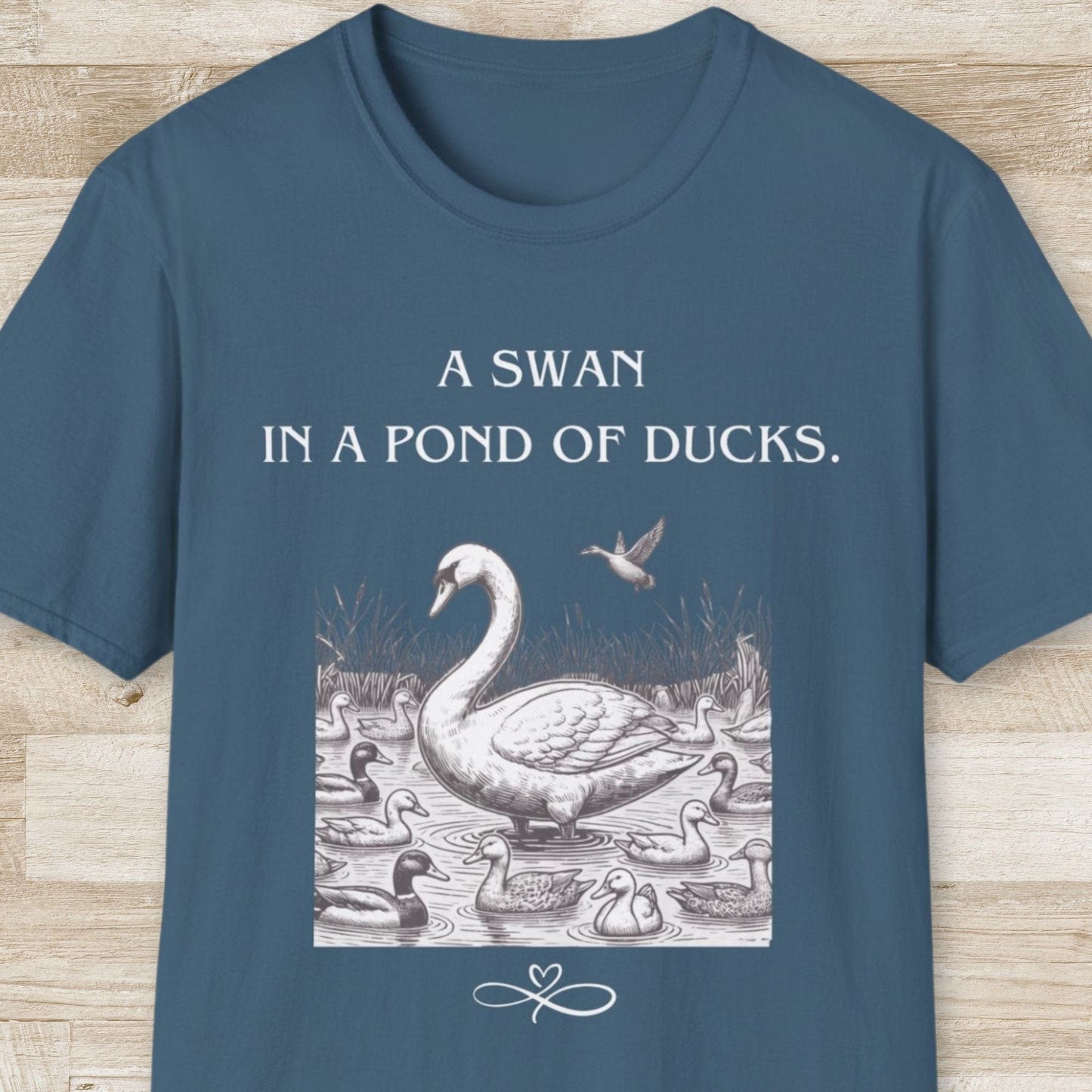 A Swan in a Pond of Ducks T-Shirt