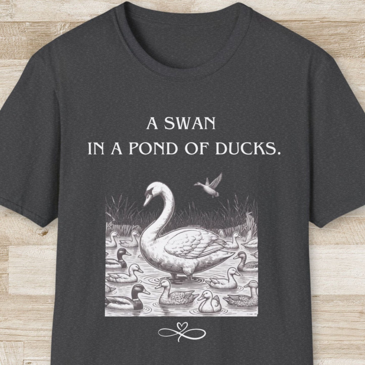 A Swan in a Pond of Ducks T-Shirt