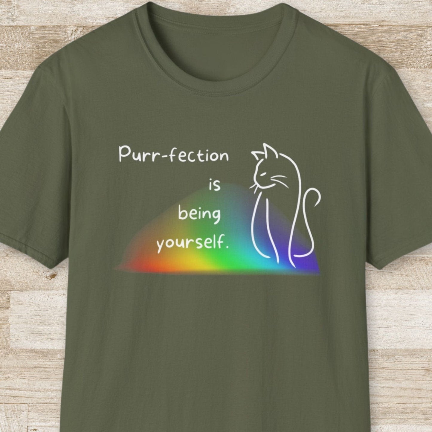 Purr-fection is Being Yourself T-Shirt