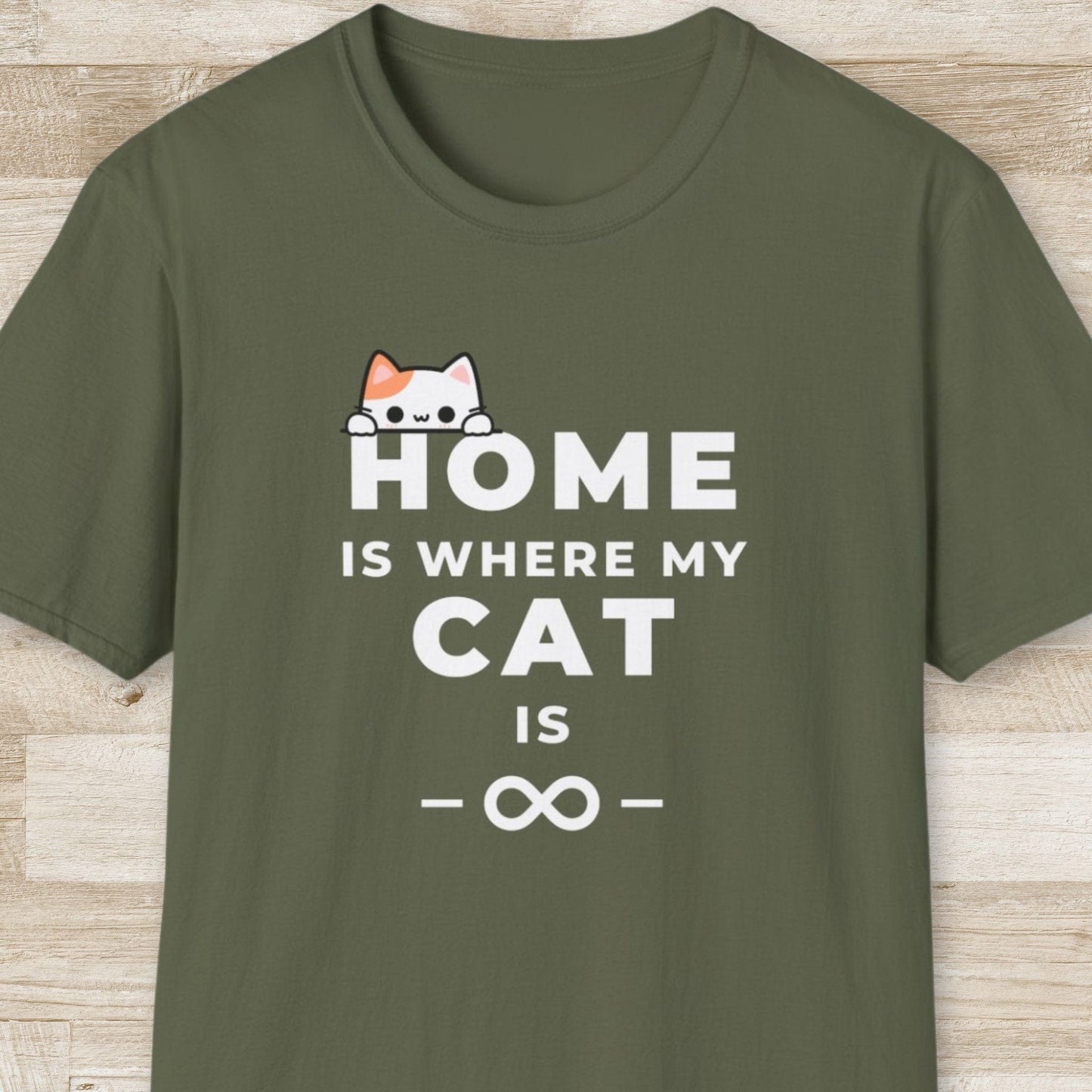 Home is Where My Cat is T-Shirt