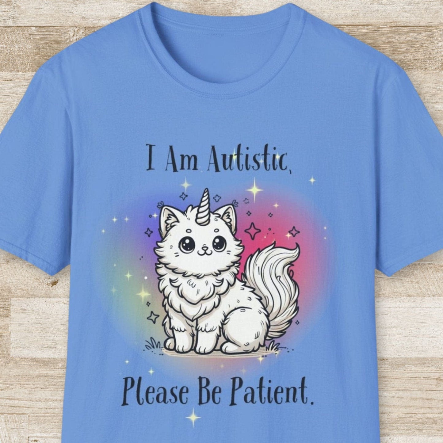 I am Autistic, Please Be Patient – Cat-corn T-Shirt
