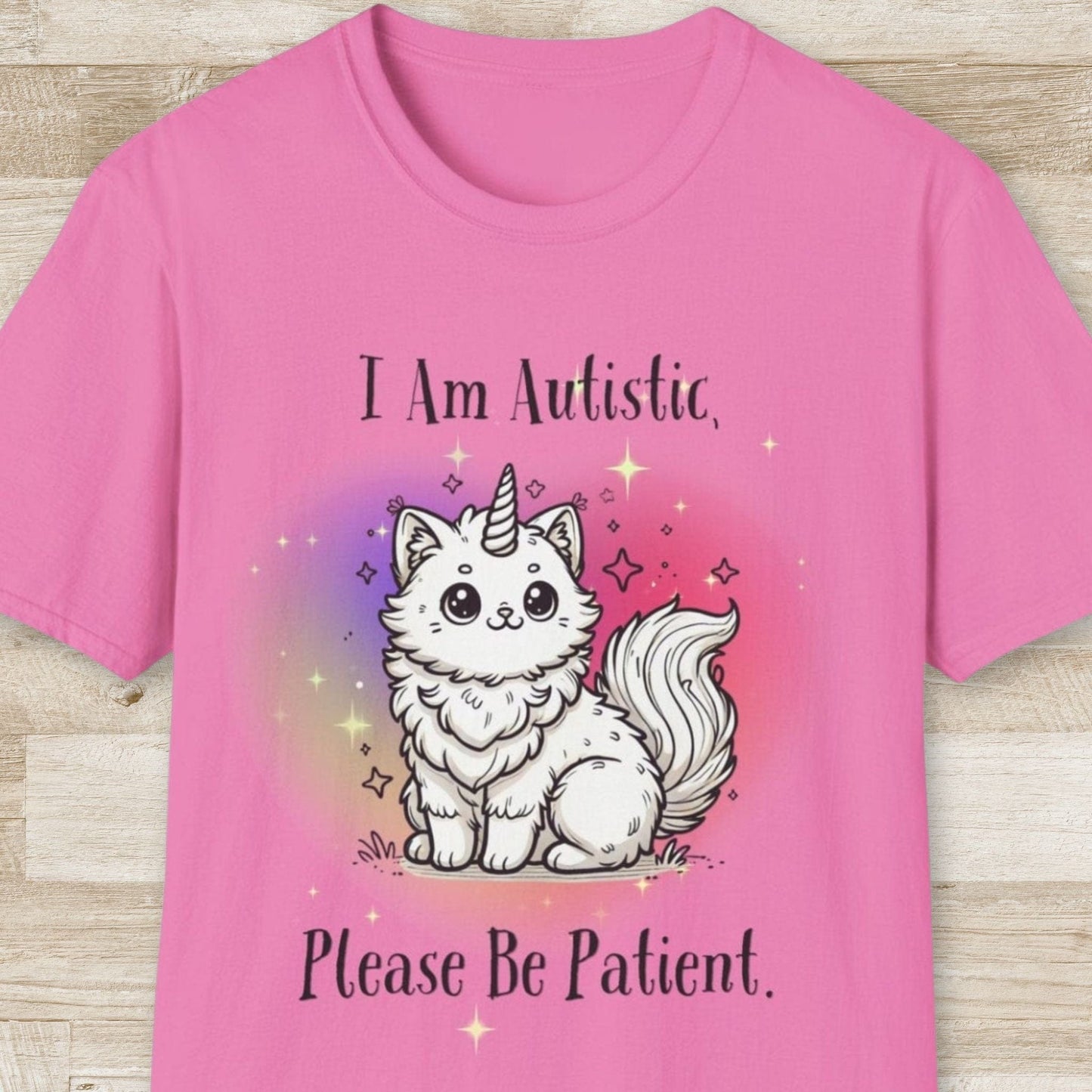 I am Autistic, Please Be Patient – Cat-corn T-Shirt