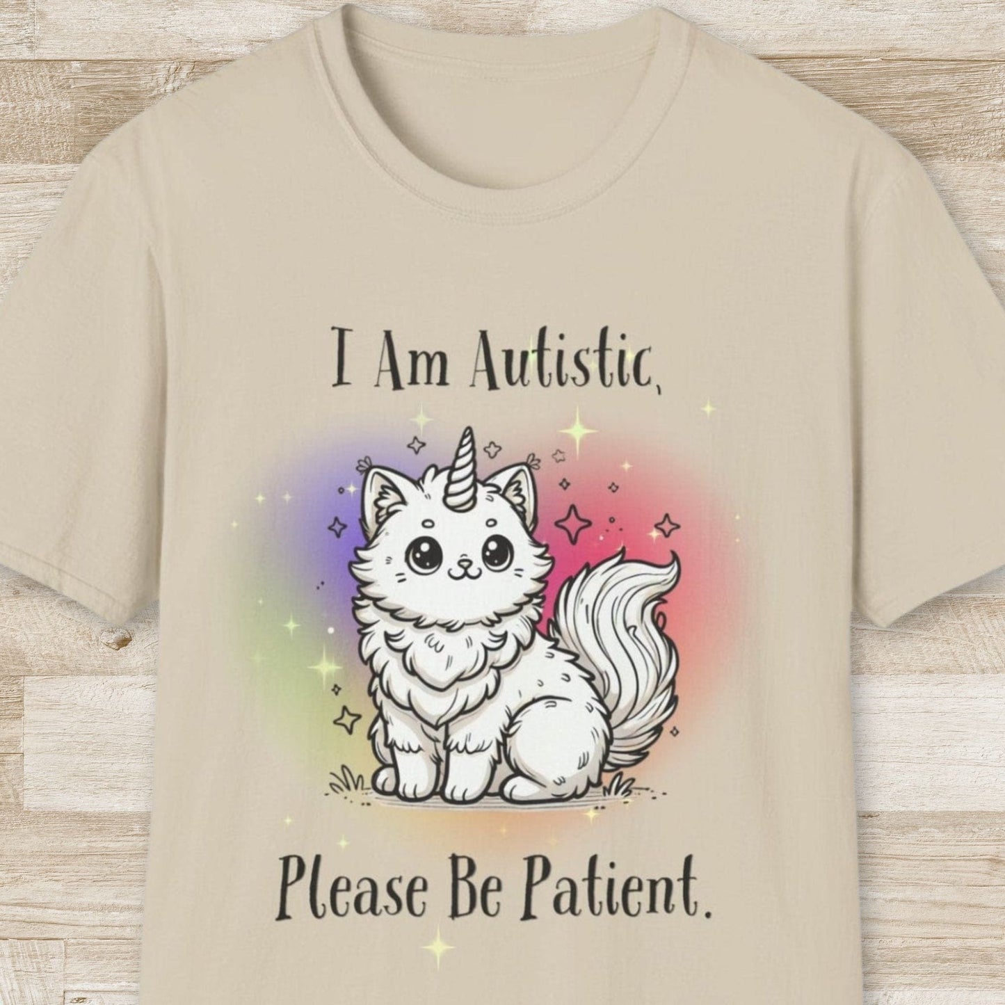 I am Autistic, Please Be Patient – Cat-corn T-Shirt