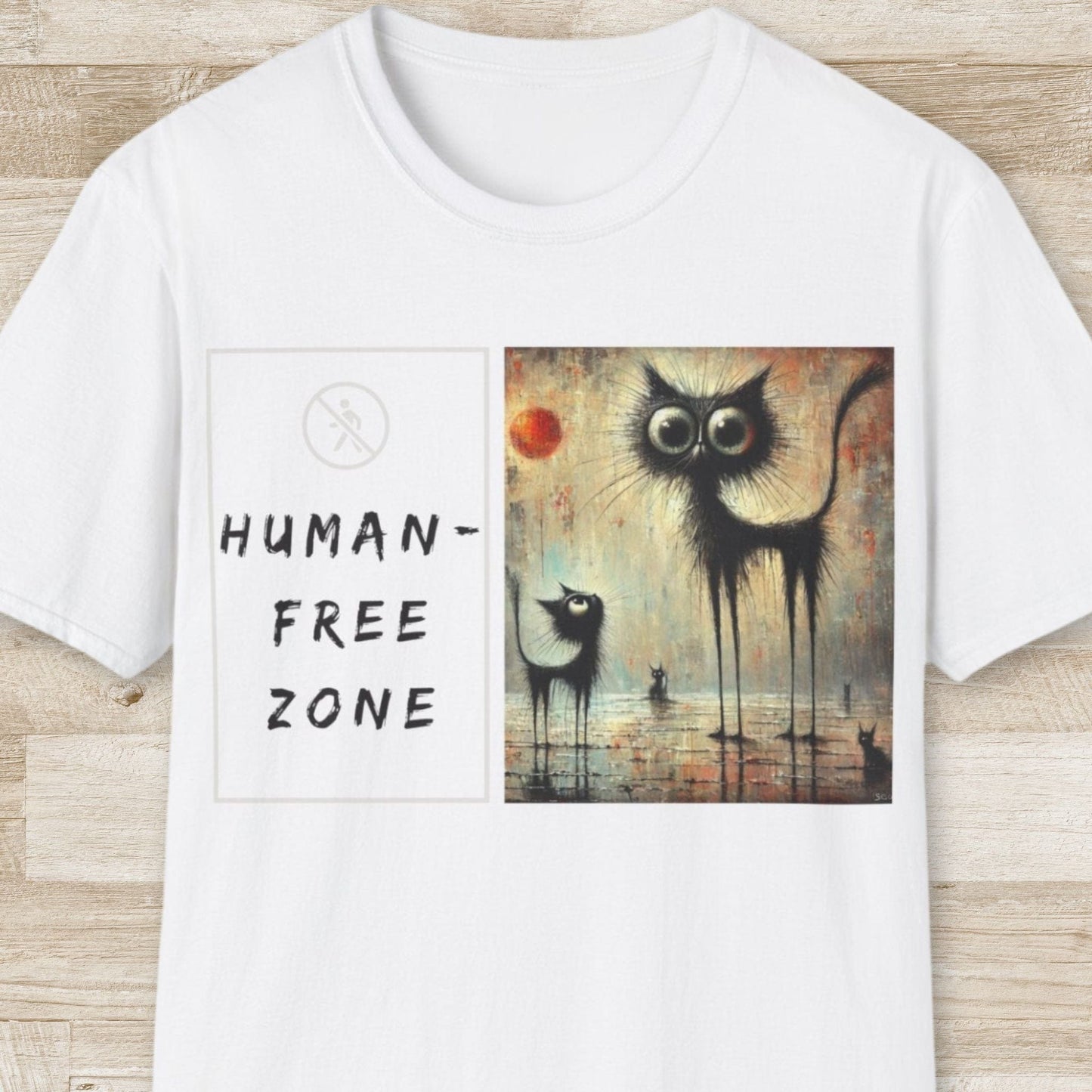 Human-Free Zone T-Shirt