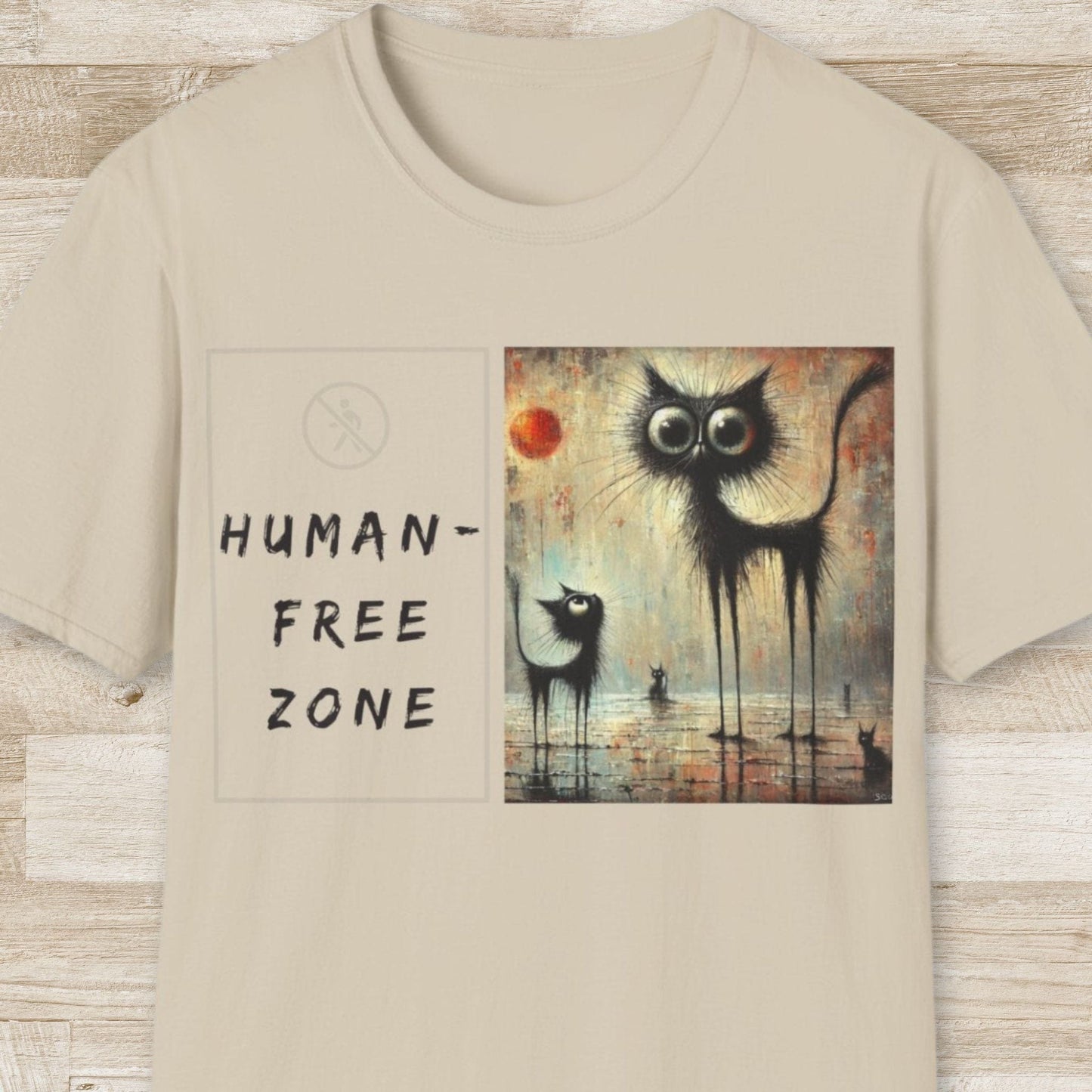Human-Free Zone T-Shirt