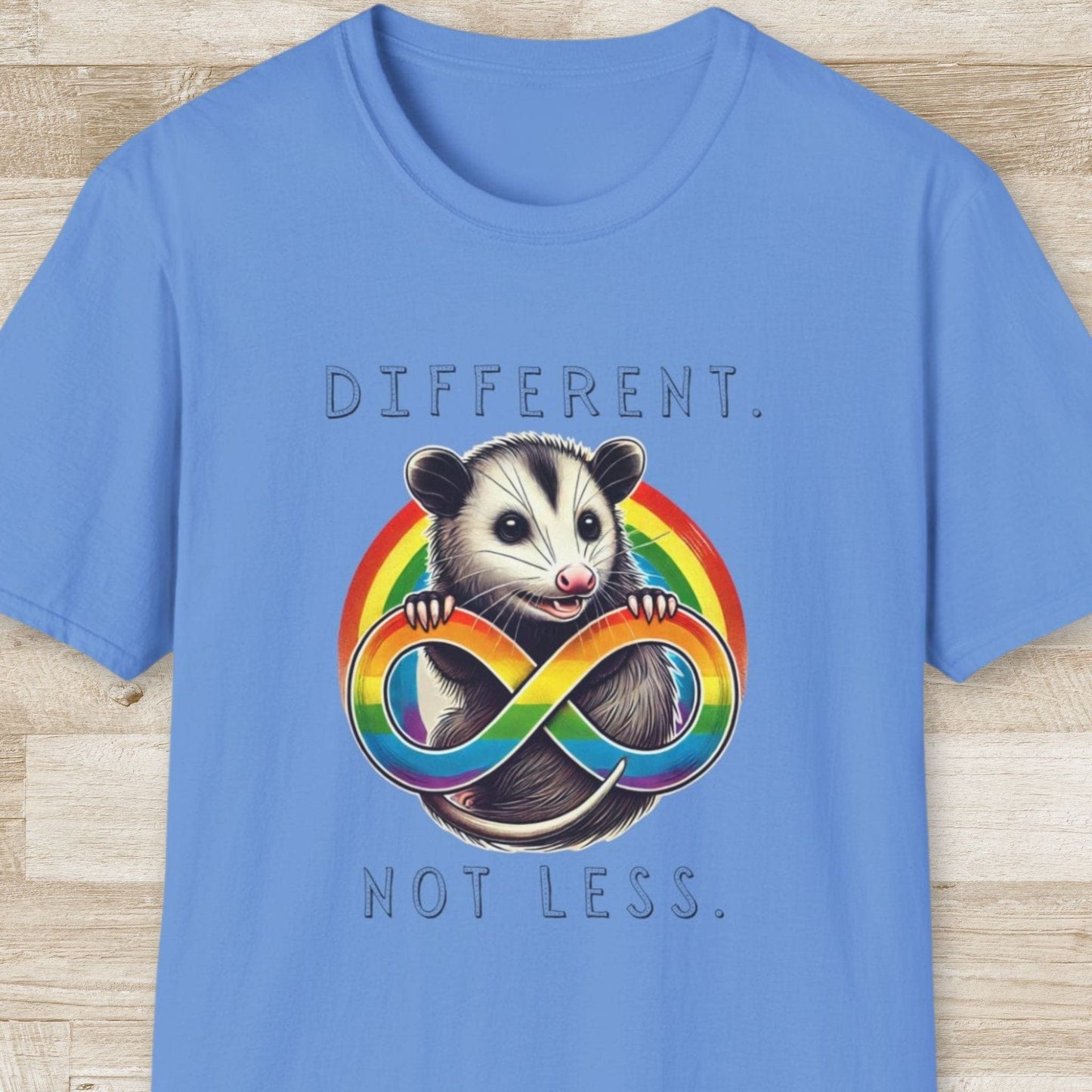 Different Not Less – Opossum T-Shirt