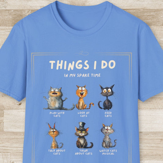 Things I Do In My Spare Time - Cats T-Shirt