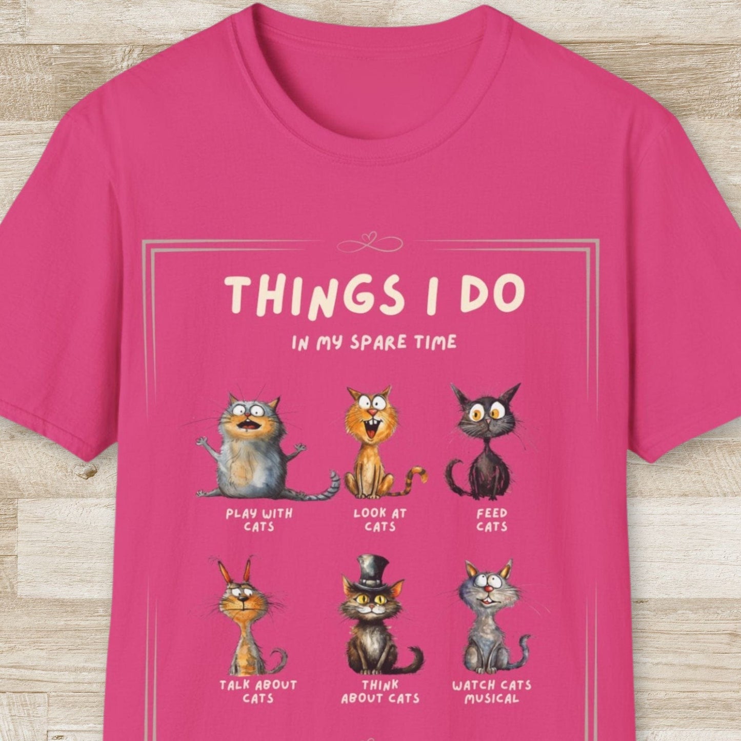 Things I Do In My Spare Time - Cats T-Shirt