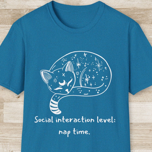 Social Interaction Level: Nap Time T-Shirt