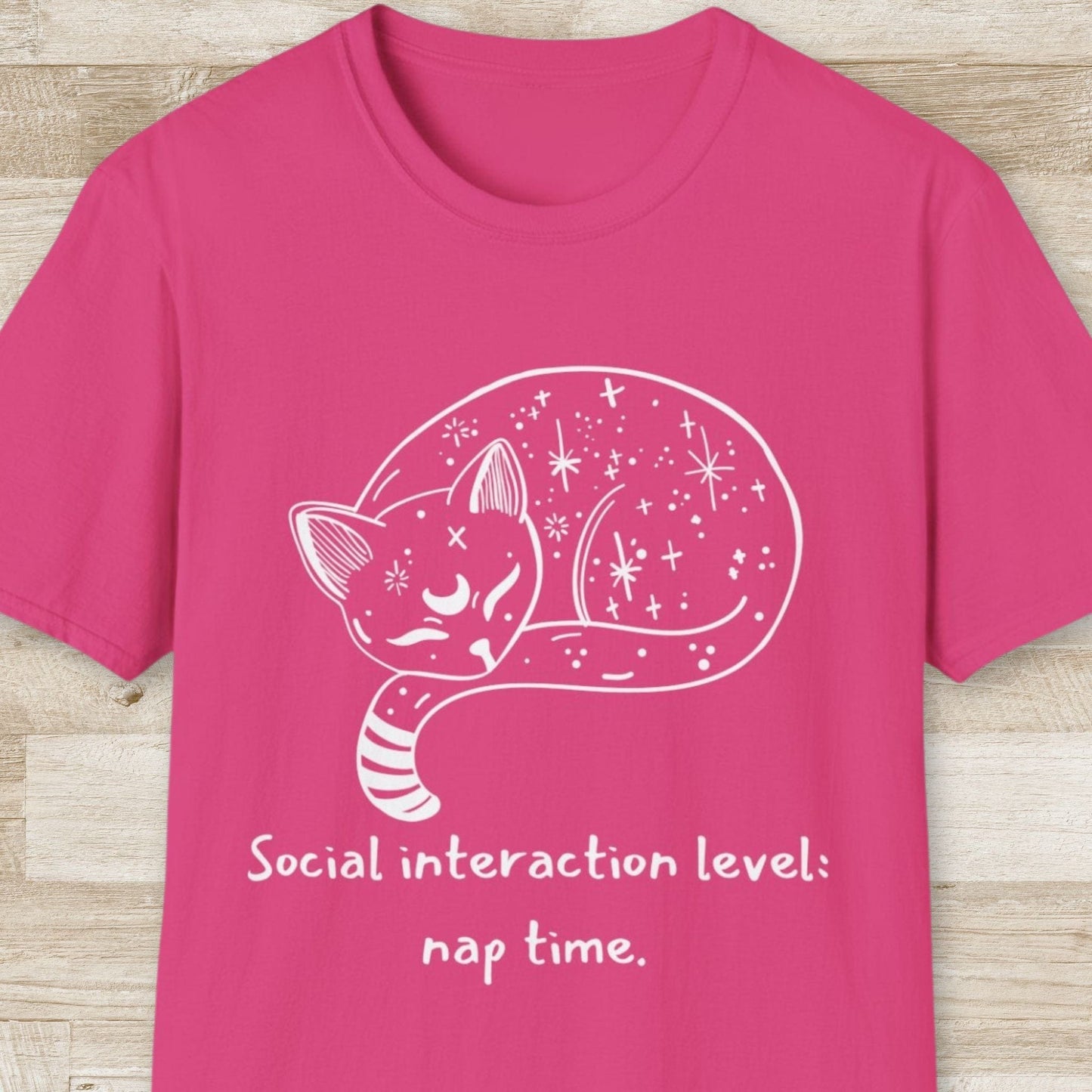 Social Interaction Level: Nap Time T-Shirt