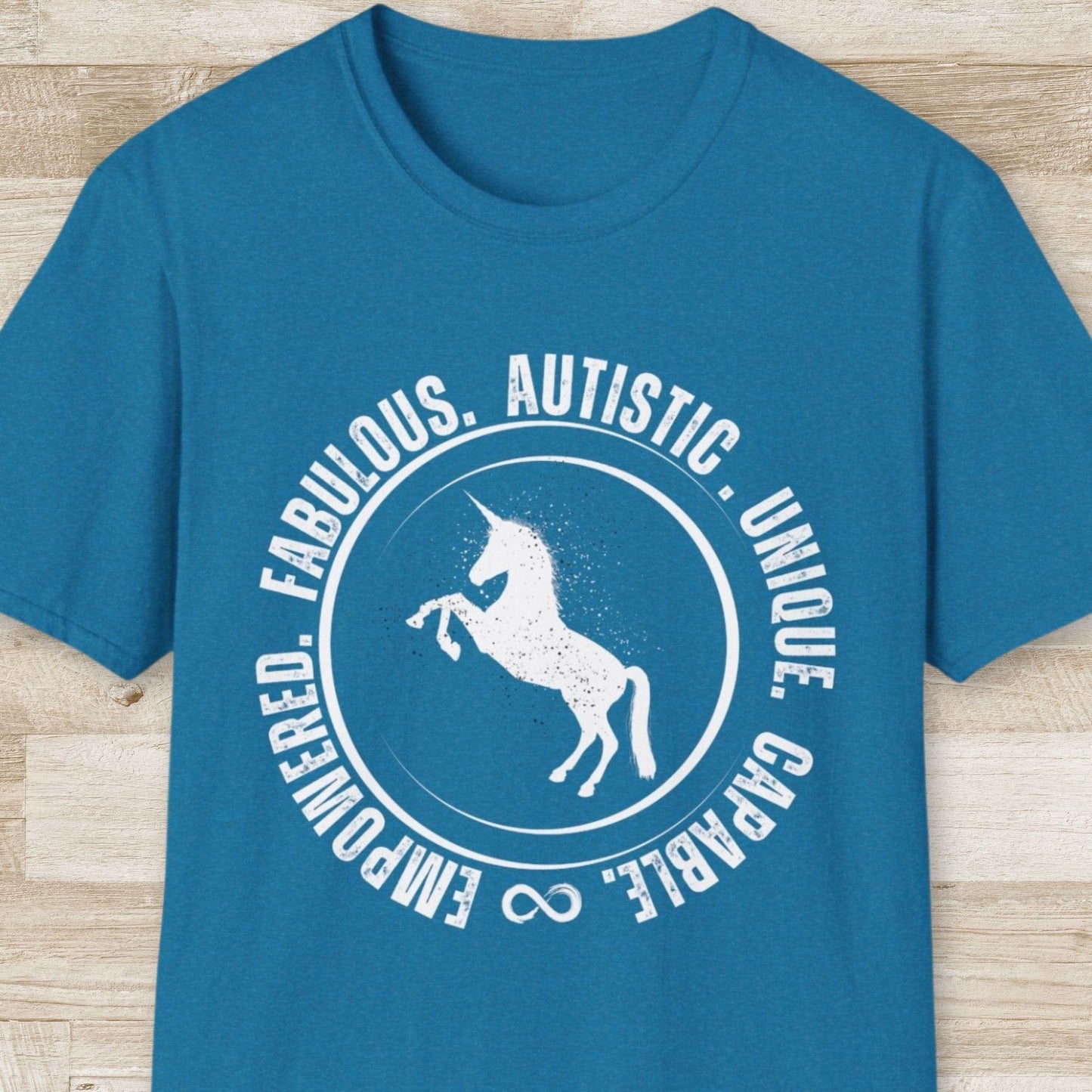 Autistic, Empowered, Unicorn T-Shirt