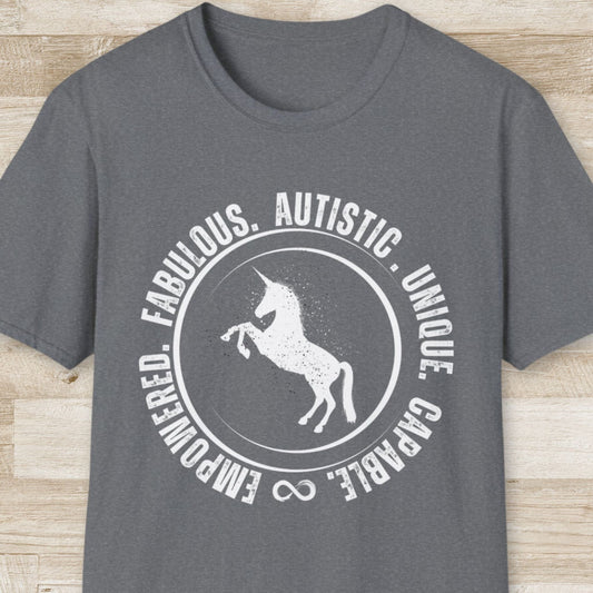 Autistic, Empowered, Unicorn T-Shirt